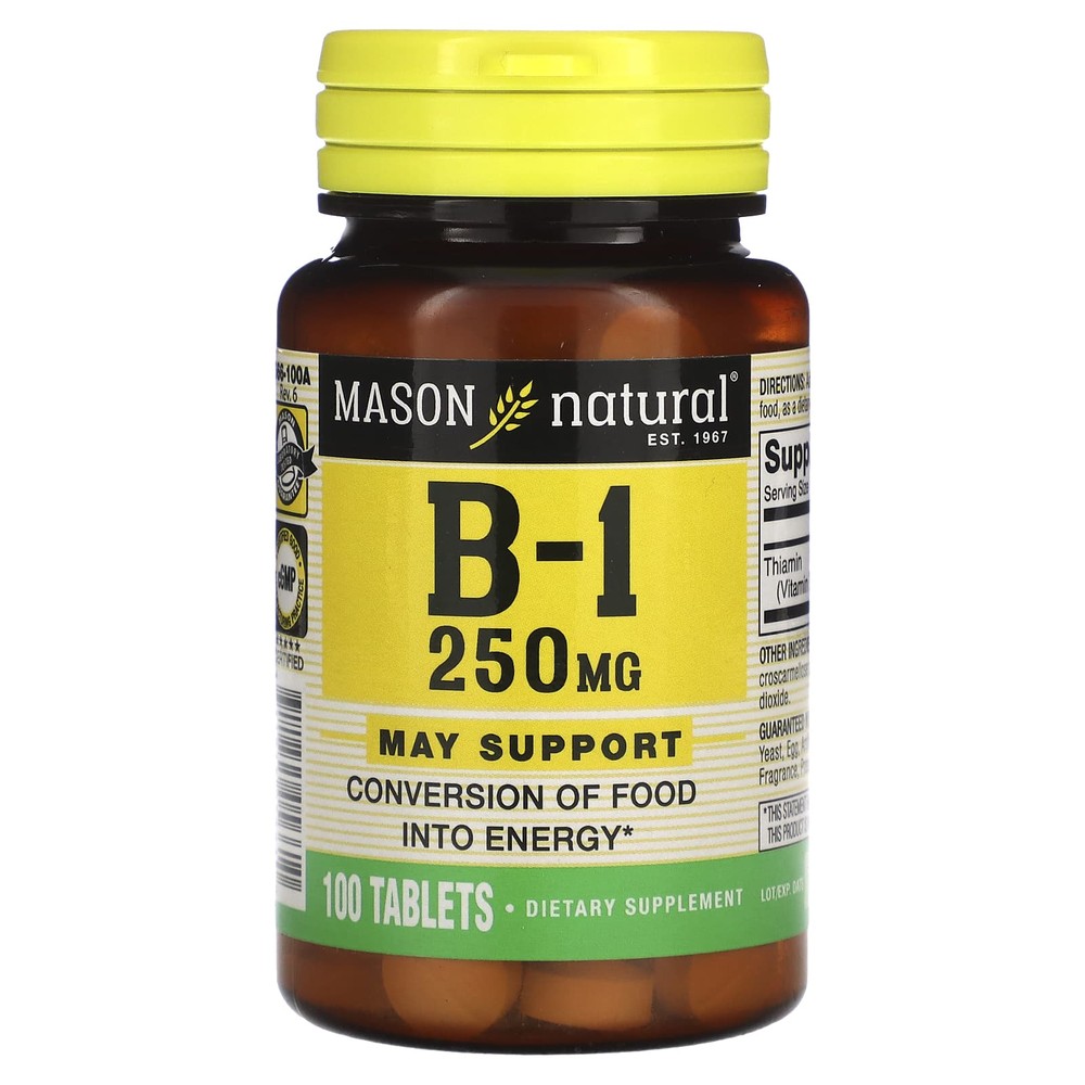<b>메이슨 내추럴 비타민B1</b> 250mg 100정