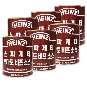 하인즈 스파게티 소스 토마토 비프 3kg, 6개