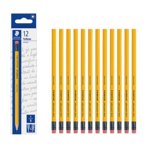 스테들러 옐로우연필 134 2B B HB 1타스 12자루