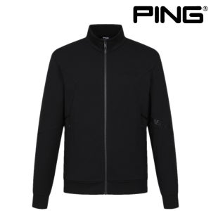 핑 골프웨어 남성 골프 집업 엠보 로고 바람막이 스윙 자켓 라운딩 파크 E1TF184