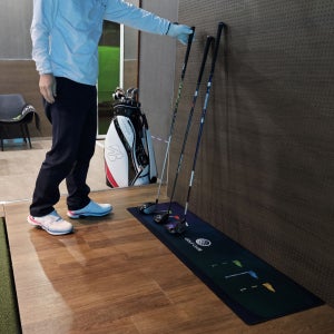 스크린골프장 골프채매트, 클럽매트,타석매트, 골프채보호 로고매트