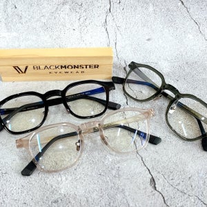 블랙몬스터 아넬형뿔테안경 db78 블랙,핑크,카키 47사이즈 7g 청주블랙몬스터