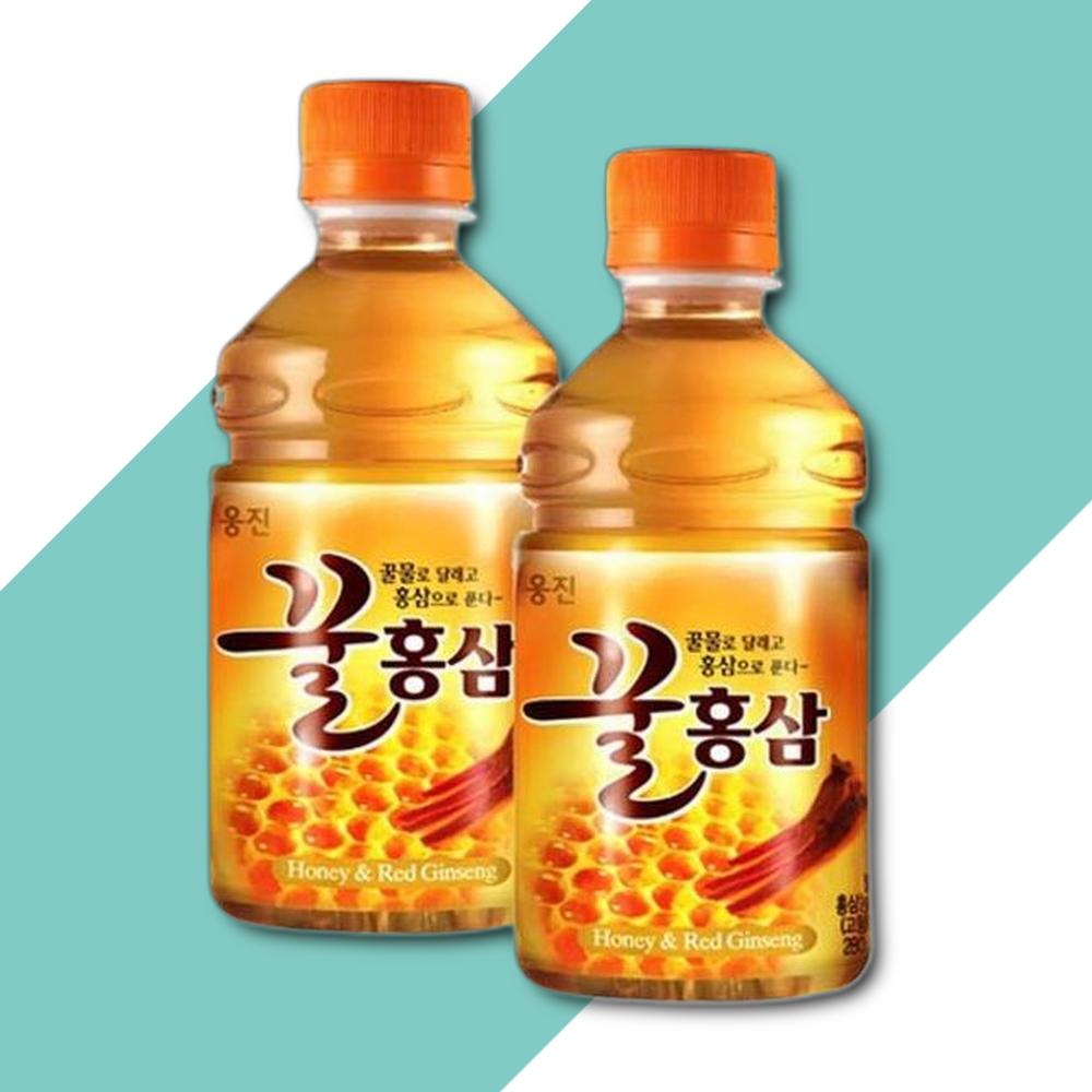 <b>홍삼</b> 웅진 꿀<b>홍삼</b> 280ml X 24PET 음료수 술깨는음료 꿀차 <b>홍삼</b> 꿀물