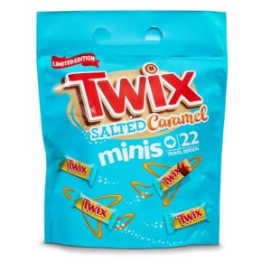 트윅스 미니 솔티드 카라멜 파우치 440g Twix Minis Salted Caramel Pouch 440g