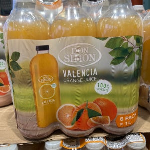 돈시몬 오렌지주스 100% 착즙음료 스페인 1L x 6개 코스트코