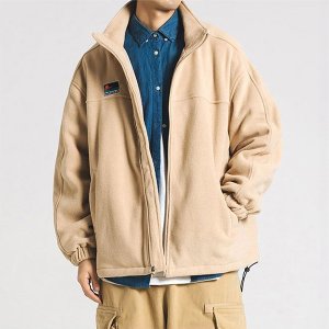 남성 남자 겨울 3컬러 양모 폴라 하이넥 패션 플리스 집업 아우터