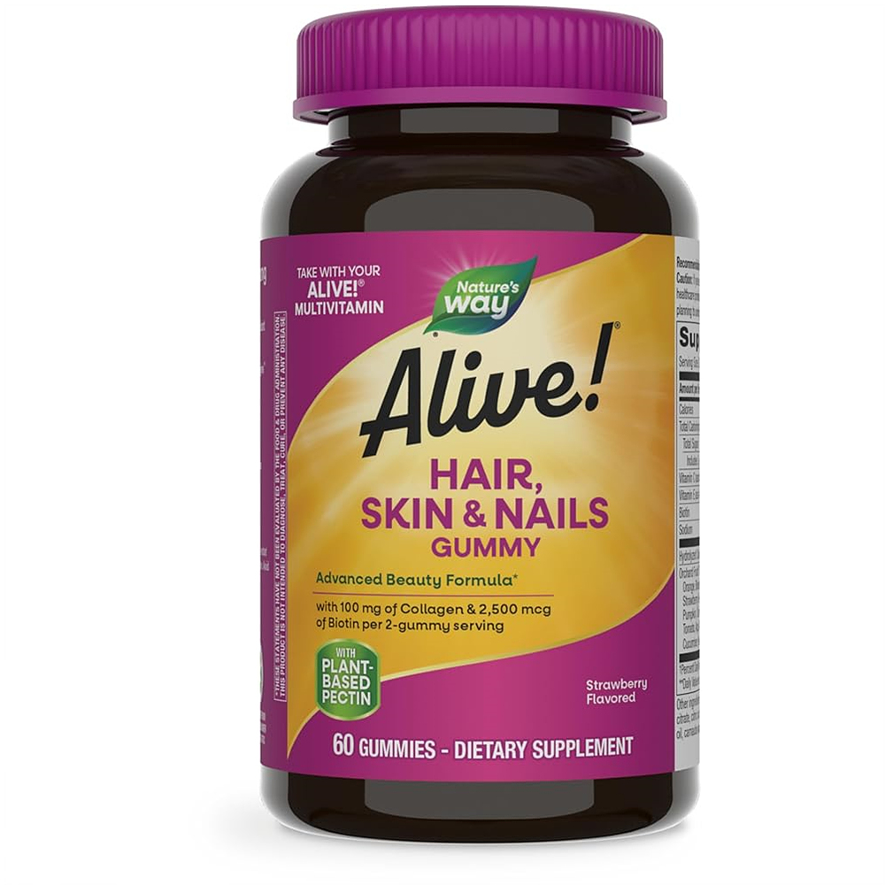 네이처스웨이 <b>얼라이브 헤어 스킨 네일 구미</b> 60정