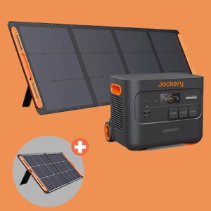 잭커리 2000plus+ 200W태양광패널 JE2000C 리튬인산철 파워뱅크 2042Wh