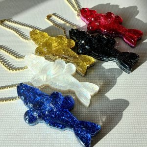 [세트] 럭키피쉬 열쇠고리 오너먼트 풍수인테리어 신차구입 개업선물 액운퇴치부적