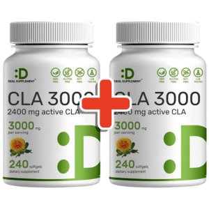 공액리놀레산 CLA 3000 공액리놀렌산 3000mg 240캡슐 2개
