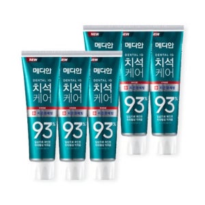 메디안 치석케어 치약 잇몸 치은염 예방 오리지널 치약 120gX6개
