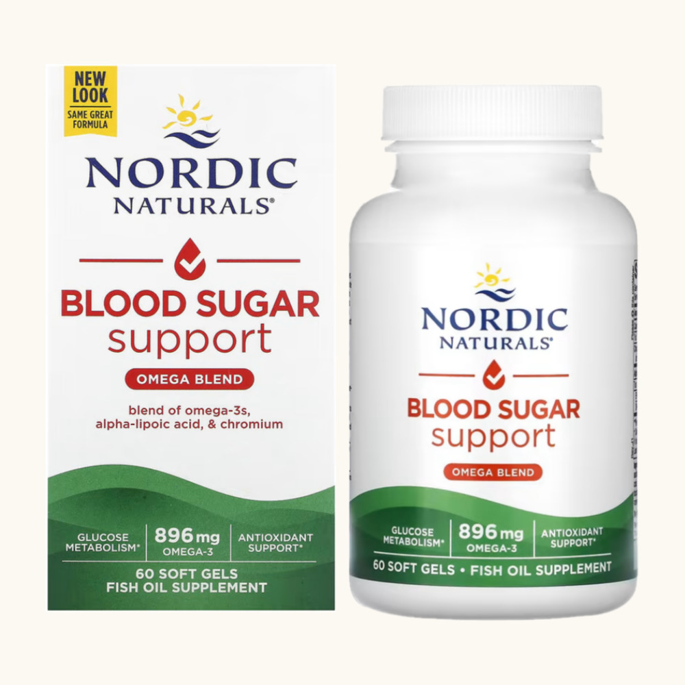 노르딕 내추럴스 <b>블러드 슈가</b> 서포트 <b>오메가</b> 알파리포산 크롬 60캡슐, 1개