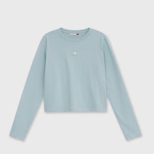 [오아이오아이컬렉션] 뉴 노멀 라운드넥 긴팔 티셔츠 [SKY BLUE]