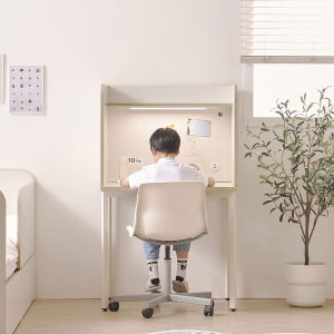 아임 집중력 책상세트 800(LED+USB)(서랍통제외) LED조명포함 3가지 조명타입 USB포함 컴퓨터책상 공부책상 800상판 독서실책상 철재데스크