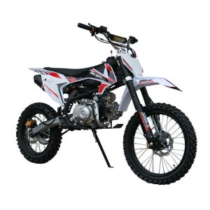 미니 바이크 가솔린 오프로드 MTB 포켓 2행정 49cc 2행정 대형 휠 레드(혼합 오일)