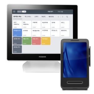 포스기 까페 식당 음식점POS 키오스크 개인사업자 포스뱅크 토스 카드단말기 세트