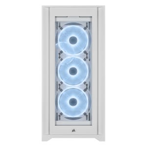 커세어 iCUE 5000X RGB QL Edition PC케이스 트루 화이트