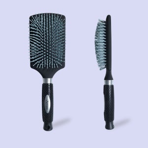 음이온 사각 볼륨 쿠션 브러쉬 헤어브러쉬 두피마사지 빗