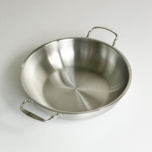 업소용 스텐 양수냄비 인덕션 키친아트 높은 스뎅 복전골 30cm, 실버