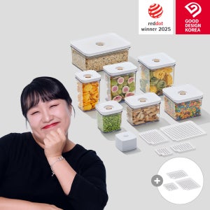 [N단독] 이수지의 로이첸 아이바큠 국내산 진공밀폐용기 12종세트