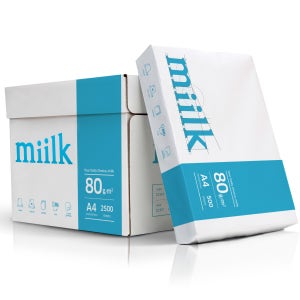 한국제지 밀크 miilk A4 복사용지 80g 2500매 1BOX 에이포 밀크지