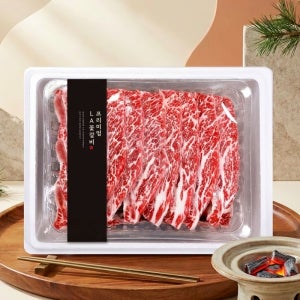 LA 꽃 갈비 2kg 미국산 소고기 어버이날 추석 설 명절 선물