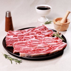 블랙앵거스 미국산 생 LA 갈비 꽃갈비 2kg 어버이날 추석 설 명절 선물