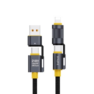 스타일파이 240W 초고속 충전 케이블 4in1 1.5M 20Gbps C74U