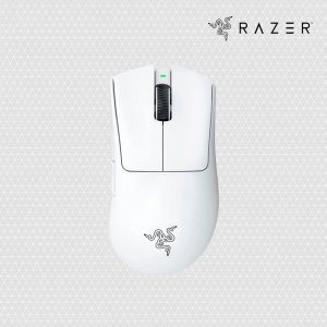 레이저코리아 데스에더 V3 Pro 초경량 무선 게이밍 마우스 화이트