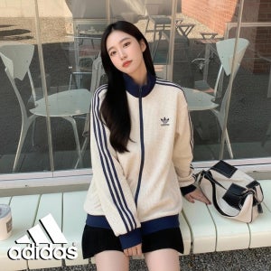 아디다스 오리지널 져지 니트와플 저지 트랙탑 아디컬러 클래식 블랙 화이트 네이비