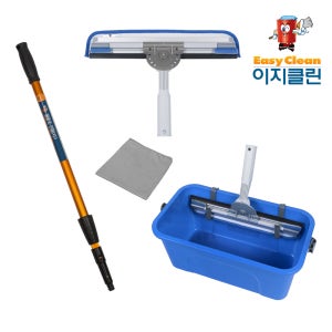 웨그테일 스퀴지 하이플라이어 35cm 12리터세트 유리창닦이 아파트창문닦기청소도구 입주청소