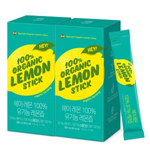 헤이N 레몬 100% 유기농 레몬즙 20mL 14포 2박스 (총 28포)