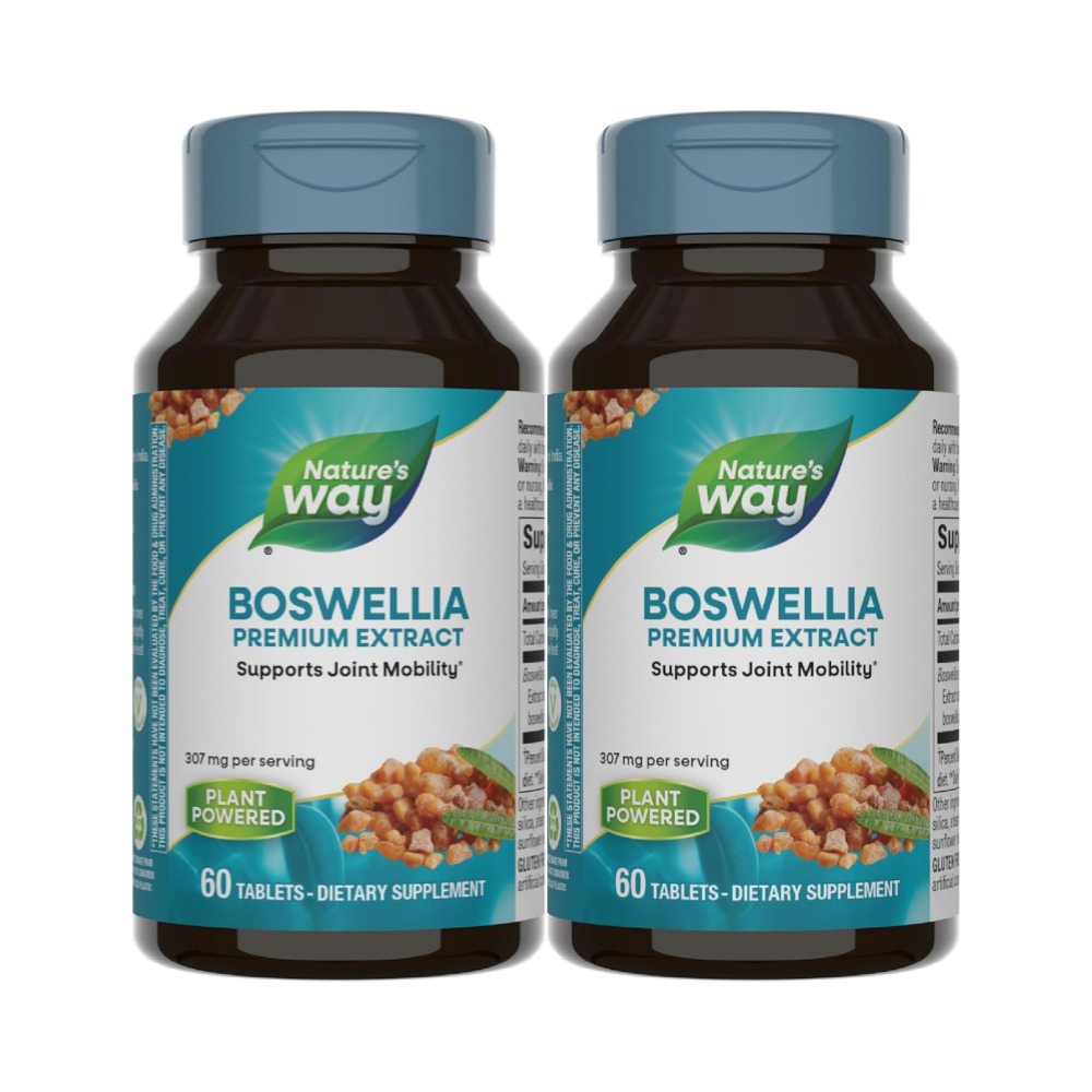 <b>보스웰리아 프리미엄</b> 추출물 307mg, 네이처스 웨이 60정, 2통