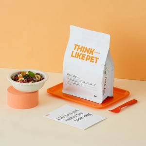 씽크라이크펫 큐브생식 강아지 자연식 수제 사료 밥 소목심+소간+당근+브로콜리+주키니, 1kg, 3개