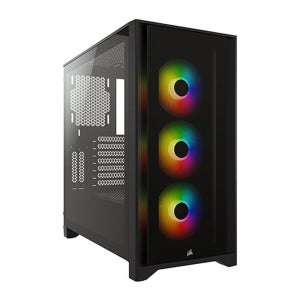 커세어 iCUE 4000X RGB PC케이스 블랙