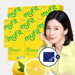 [4+4] 동국제약 마이핏 유기농 레몬즙 100% 레몬수 레몬원액 14포, 8개