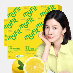 [4+4] 동국제약 마이핏 유기농 레몬즙 100% 레몬수 레몬원액 14포, 8개