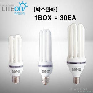 [박스단위] 라이톤 삼파장 전구 이엘 EL 45W, 55W, 65W 램프 형광등 조명