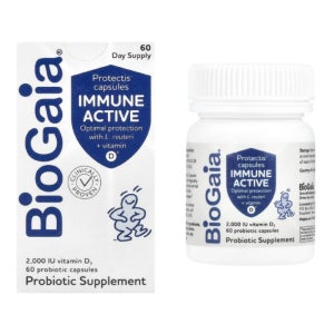 바이오가이아 이뮨 액티브 락토바실러스루테리 dsm17938 유산균 60캡슐