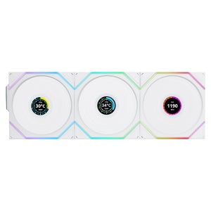 리안리 UNI FAN TL Wireless LCD 120 (3팩, 화이트)