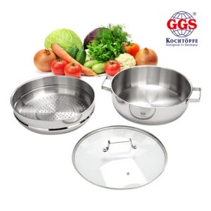 독일명품 IH 스텐 인덕션 냄비 찜냄비 30cm