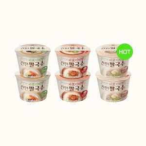 에이치온 바로디미방 간편 컵쌀국수 쌀면 멸치, 사골, 김치 18개입