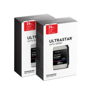 WD Ultrastar 24TB DC HC580 WUH722424ALE6L4 2팩, 3년 보증