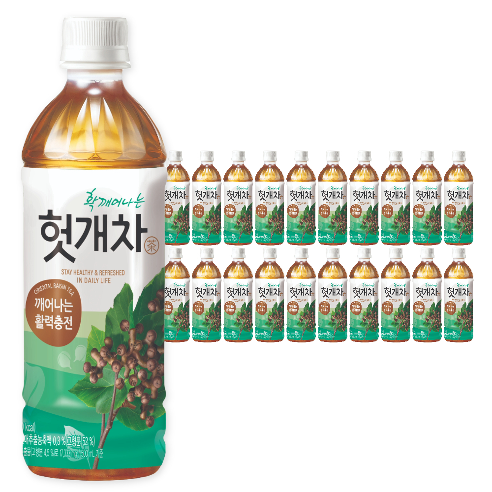 차음료수 웅진 헛개차