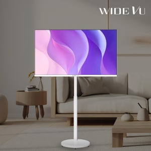 와이드무빙뷰 화이트에디션 삼탠바이미V3 셋트 QLED 109cm(43인치) UHD 4K 스마트 이동식 TV 유압식 높이조절 중소바이미 자가설치