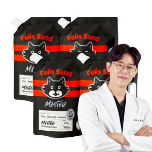 [리뉴얼] 김명철 미야옹철 고양이모래 벤토나이트 카사바 카사벤토 마스터 8.3kg, 4개