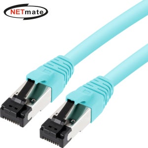 강원전자 넷메이트 인터넷선 CAT 6A SFTP 랜선 POE 랜 케이블 10m, 1개