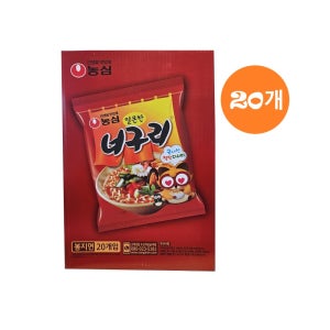 너구리 매운맛 얼큰한맛 120g x 20개 (1box)