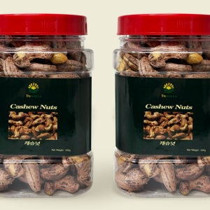 베트남 알이 큰 최상급 고소한 구운 껍질 캐슈넛(25년 8월 생산) 430g, 4개