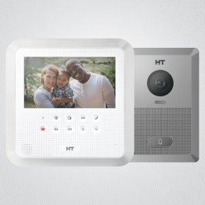 현대에이치티 노출형 HAS-R2071A 7인치 아날로그 비디오폰 인터폰 (자가설치)